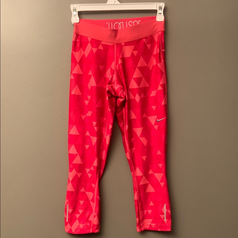 Nike Pink Athletic Leggings Dri-Fit Women’s Size XS